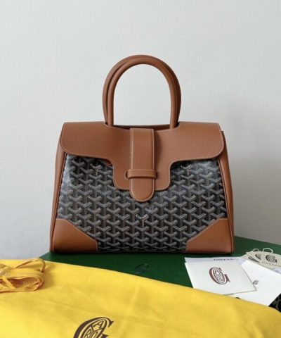 Replica Goyard Saigon Tote Brown