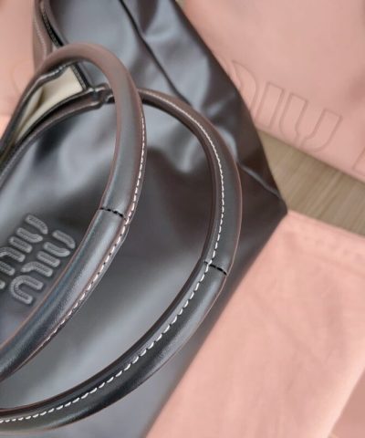 Replica Miu Miu Ivy Tote Black