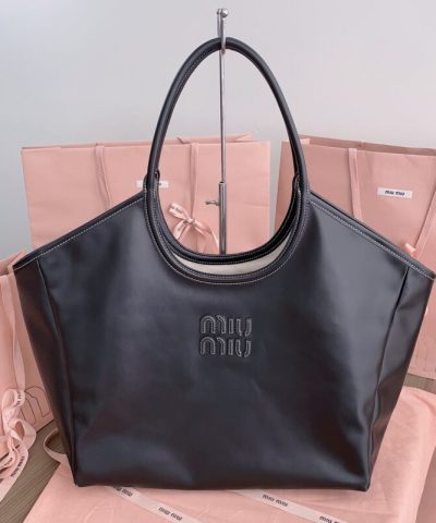 Replica Miu Miu Ivy Tote Black - 1:1 premium replica handbag