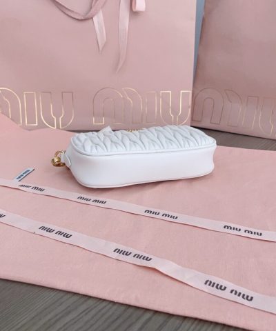 Replica Miu Miu Clutch White