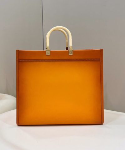 Replica Fendi Peekaboo Tote Orange