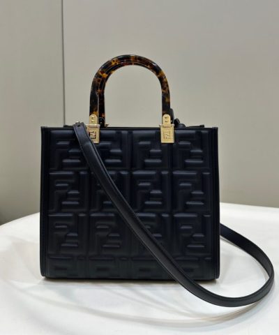 Replica Fendi Small Tote Black - designer handbag clone