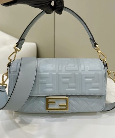 Replica Fendi Baguette Sky Blue - elite factory replica handbag