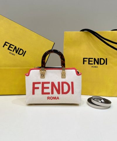 Replica Fendi By The Way Boston Red White