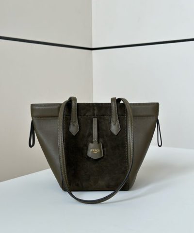 Replica Fendi Origami Small Dark Green