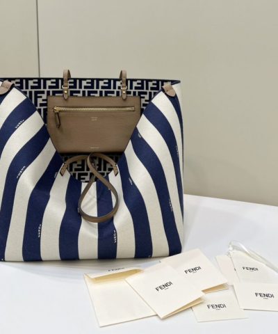 Replica Fendi Two Side Small Tote Blue - high-quality designer bag dupe