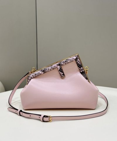 Replica Fendi First Pink Python - 1:1 premium replica handbag