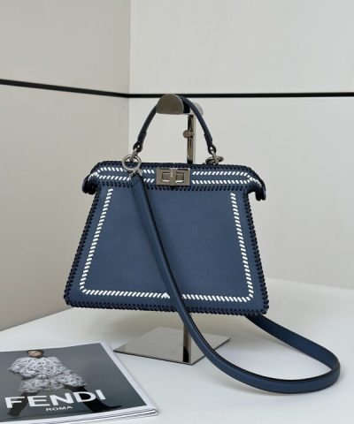 Replica Fendi Peekaboo Dark Blue