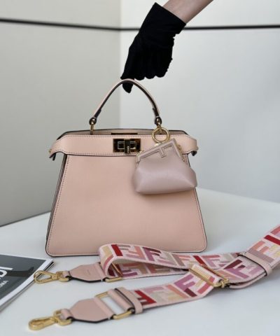 Replica Fendi Peekaboo Medium Pink