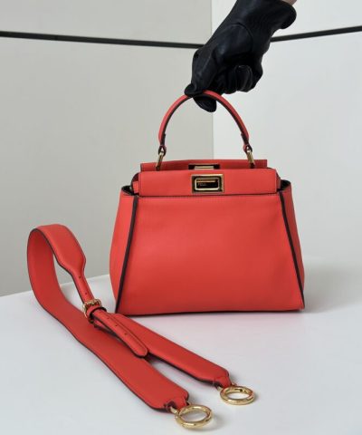 Replica Fendi Peekaboo Small Red