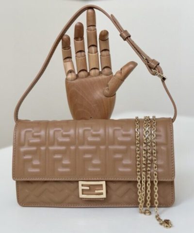 Replica Fendi Baguette Full Brown