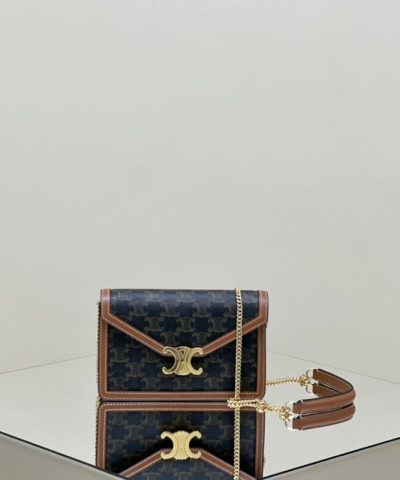 Replica Celine Triomphe Chain Woc - designer handbag clone