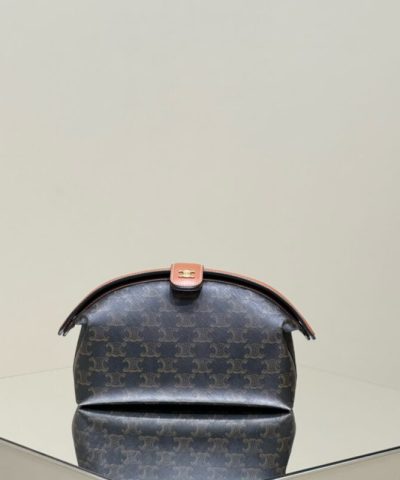 Replica Celine Triomphe Cosmetic Bag - top-grade luxury bag dupe