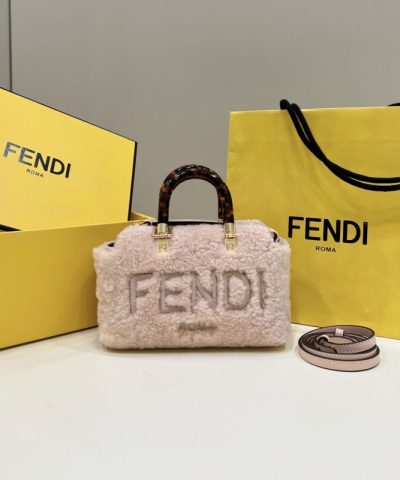 Replica Fendi By The Way Boston Pink Wool