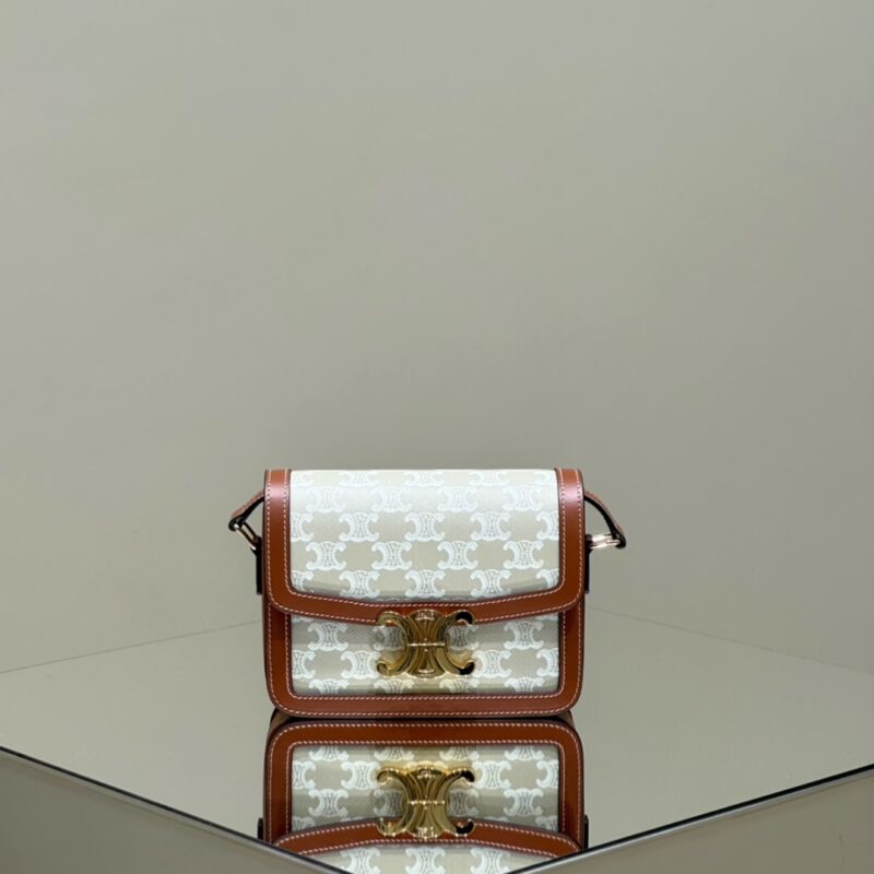 Replica Celine Triomphe Mini White - 1:1 premium replica handbag