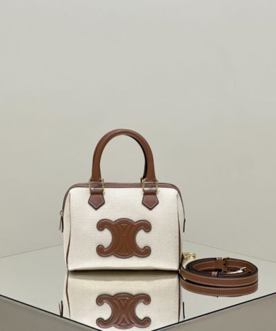 Replica Celine Triomphe Boston White