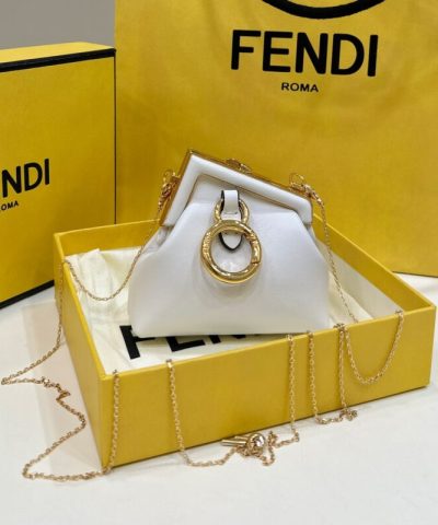 Replica Fendi First Mini White - high-quality designer bag dupe