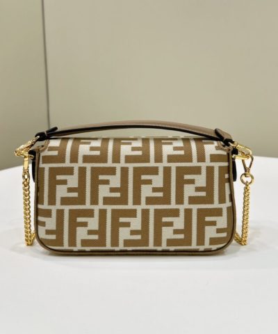 Replica Fendi Baguette Ff Brown - affordable luxury replica bag