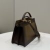 Replica Fendi Peekaboo Large Dark Brown - 1:1 premium replica handbag