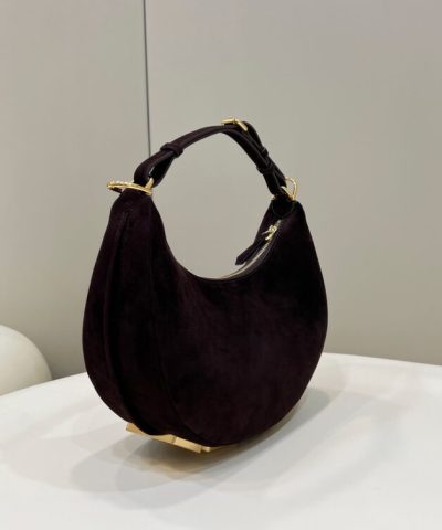 Replica Fendi Fendigraphy Large Black Velvet