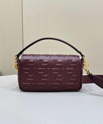 Replica Fendi Baguette Bordeaux