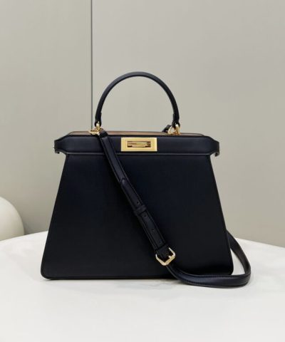 Replica Fendi Peekaboo Medium Black