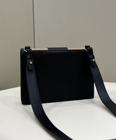 Replica Fendi Baguette Pouch Black