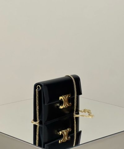 Replica Celine Clutch Soir Black