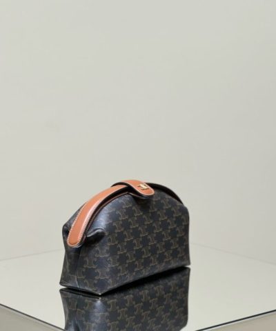 Replica Celine Triomphe Cosmetic Bag - high-end replica designer purse
