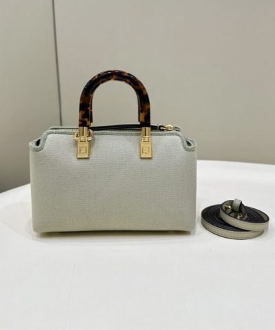 Replica Fendi By The Way Boston Beige Cotton
