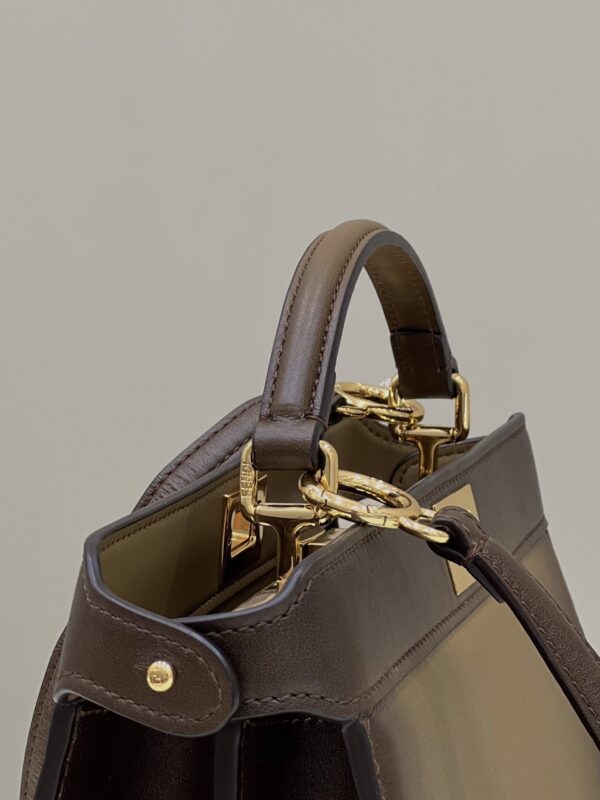 Replica Fendi Peekaboo Large Dark Brown