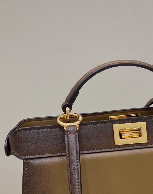 Replica Fendi Peekaboo Large Dark Brown - high-quality designer bag dupe