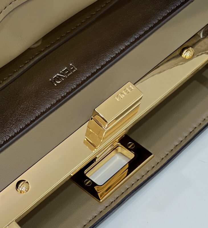 Replica Fendi Peekaboo Large Dark Brown