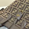 Replica Fendi Origami Small Brown Cotton