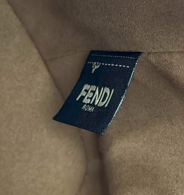 Replica Fendi Tresor Mini Bucket Brown - high-end replica designer purse