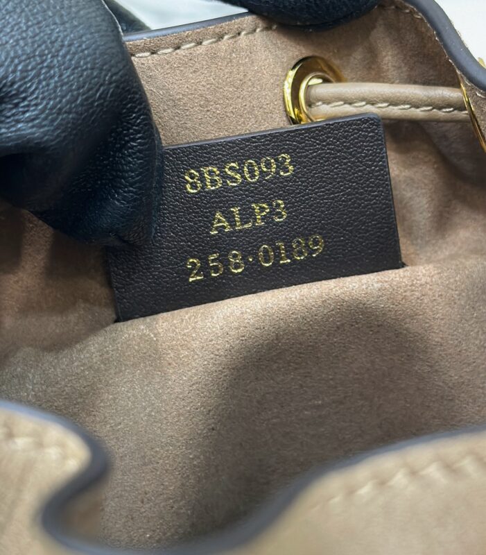 Replica Fendi Tresor Mini Bucket Brown - designer handbag clone