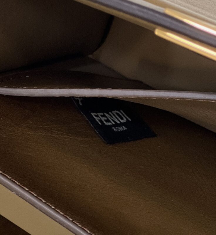 Replica Fendi Peekaboo Large Dark Brown