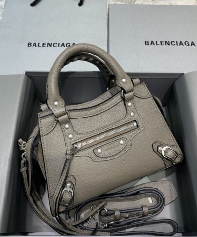 Replica Balenciaga Neo Classic City Stone Grey - high-end replica designer purse
