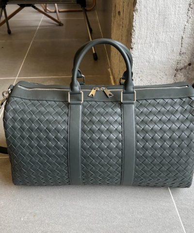 Replica Bottega Veneta Travel Bag Grey - high-end replica designer purse