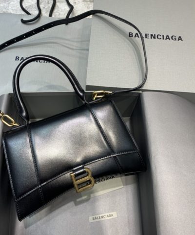 Replica Balenciaga Hourglass Black - top-grade luxury bag dupe