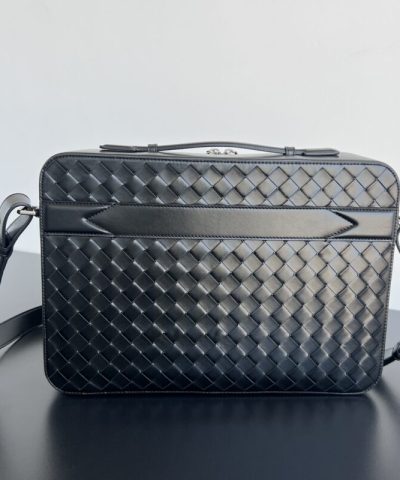 Replica Bottega Veneta Briefcase Black - high-end replica designer purse
