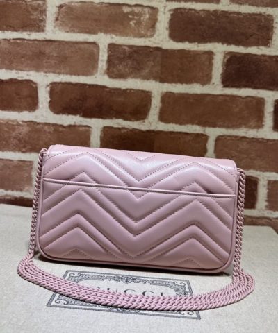 Replica Gucci Matelassé Mini Pink - high-quality designer bag dupe