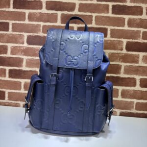 Replica Gucci Medium Backpack Full Blue - premium superclone handbag