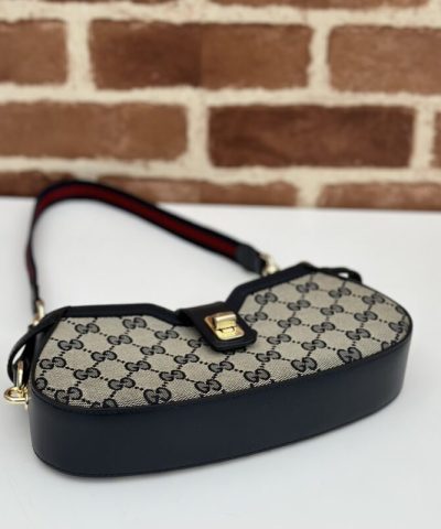 Replica Gucci Moon Side Canvas Black