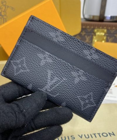 Louis Vuitton Card Holder Black - 1:1 premium replica handbag
