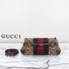 Replica Gucci Horsebit Chain Shoulder Bag Brown