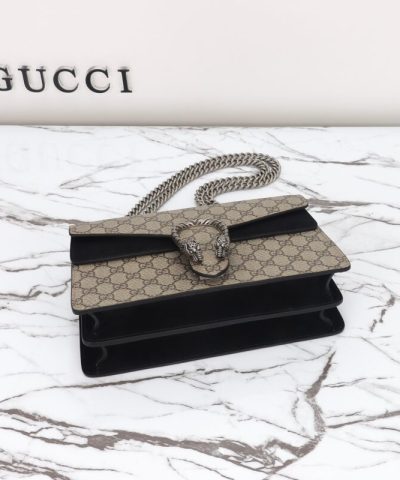 Replica Gucci Dionysus Supreme Black - 1:1 premium replica handbag