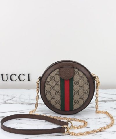 Replica Gucci Ophida GG Round - premium superclone handbag