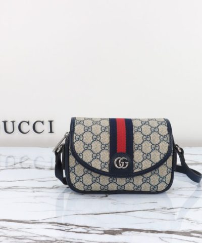Replica Gucci Gucci Ophidia GG Shoulder Bag Blue