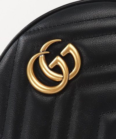 Replica Gucci GG Mormont Round Black